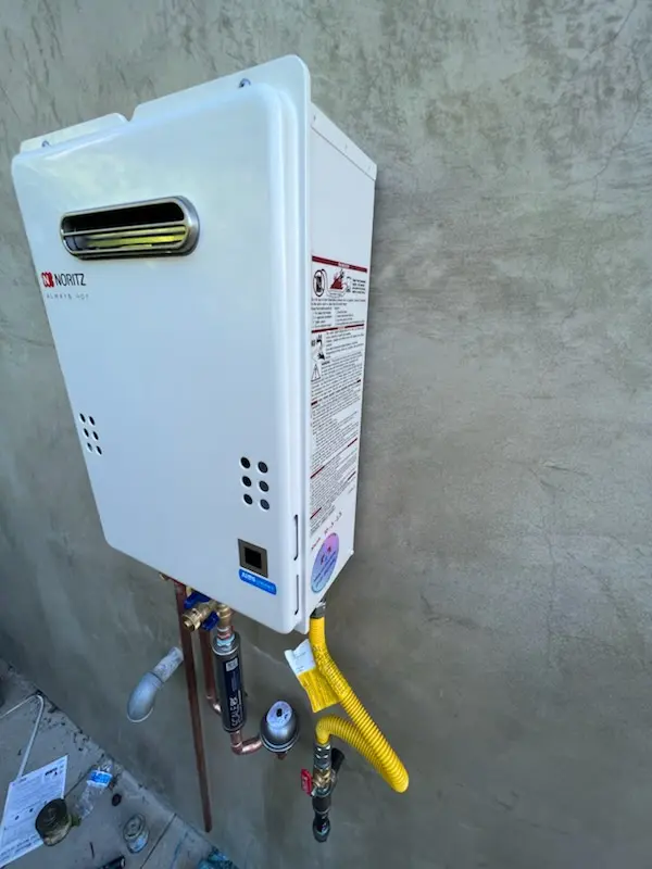 Tankless water heater installation for Carmel homes
